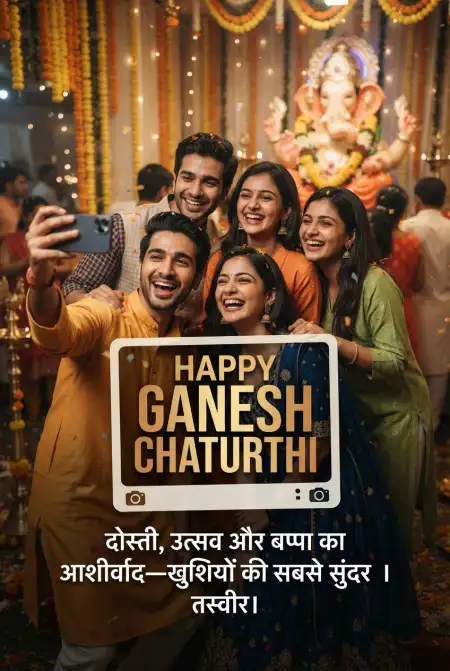 happy ganesh chaturthi social media post - Ganesh Chaturthi Wishes In Hindi