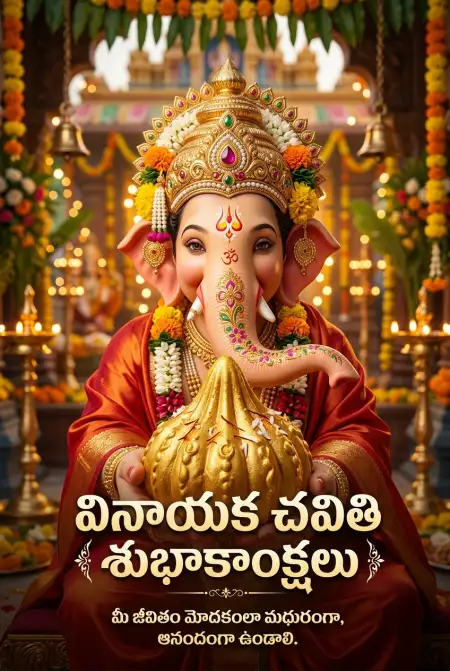 Happy Ganesh Chaturthi Viral Post Telugu