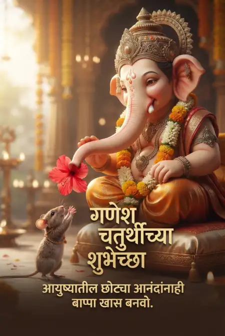 happy ganesh chaturthi whatsapp status marathi - Ganesh Chaturthi Wishes In Marathi