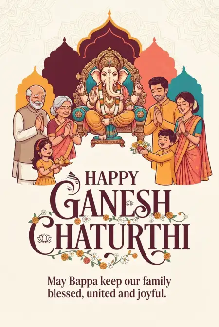 happy ganesh chaturthi wishes for family 2026