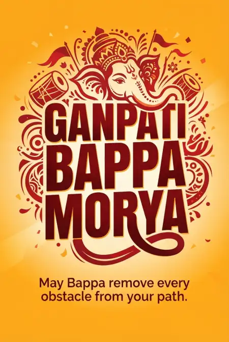 happy ganpati bappa morya wishes 2026