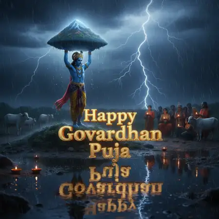 Happy Govardhan Puja Wishes In Marathi And Gujarati - Free Happy Govardhan Puja Download
