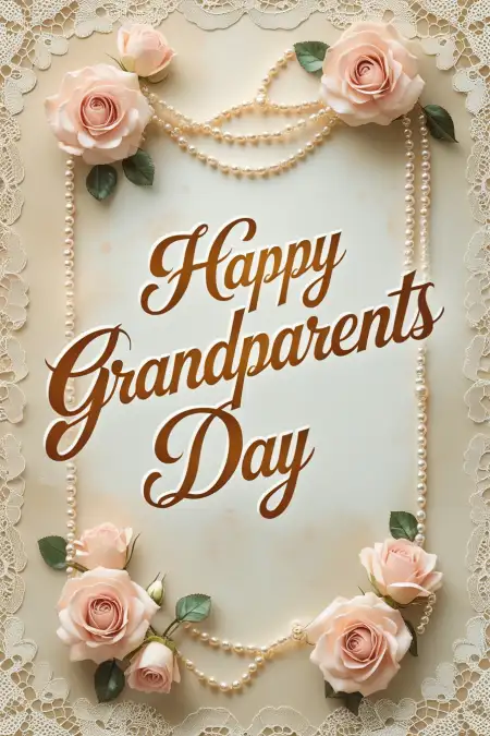 Happy Grandparents Day Hd 3d Text Wallpaper Free - Free Happy Grandparents Day Download