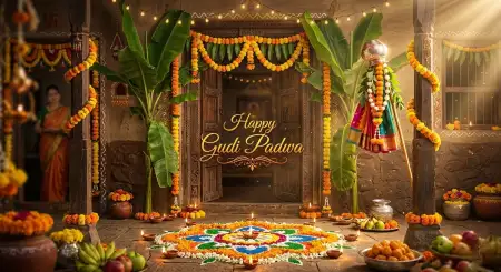 Happy Gudi Padwa Wishes Photo Download - Free Happy Gudi Padwa Wishes Download