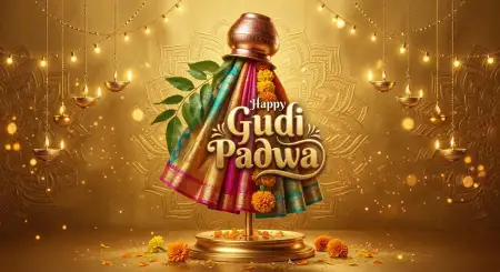 Happy Gudi Padwa Wishes Poster - Free Happy Gudi Padwa Wishes Download
