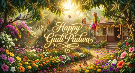 Happy Gudi Padwa Wishes Wallpaper - Free Happy Gudi Padwa Wishes Download