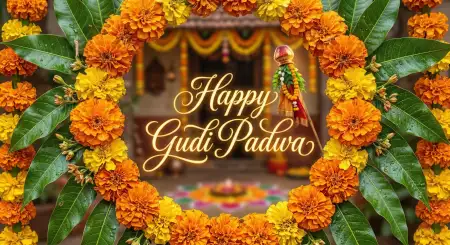 Happy Gudi Padwa Wishes Whatsapp Dp - Free Happy Gudi Padwa Wishes Download