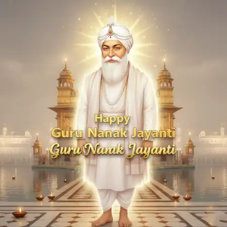 Happy Guru Nanak Jayanti 2025 Festival Poster Background Hd - Free Happy Guru Nanak Jayanti Download