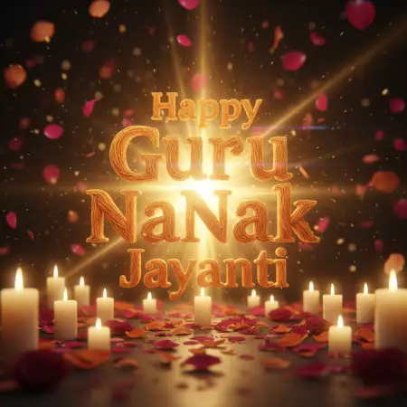 Happy Guru Nanak Jayanti Wishes With Sikh Symbol - Free Happy Guru Nanak Jayanti Download