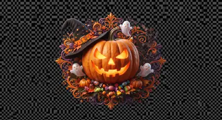 happy halloween 2026 pumpkin greeting - Halloween 2026