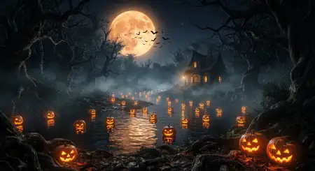 happy halloween trick or treat background 2026 - Halloween Background 2026