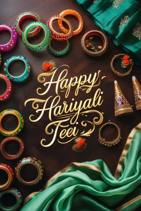 Happy Hariyali Teej 2025 Image - Free Happy Hariyali Teej Download