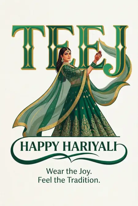 happy hariyali teej 2026 wishes for friends - Happy Hariyali Teej 2026