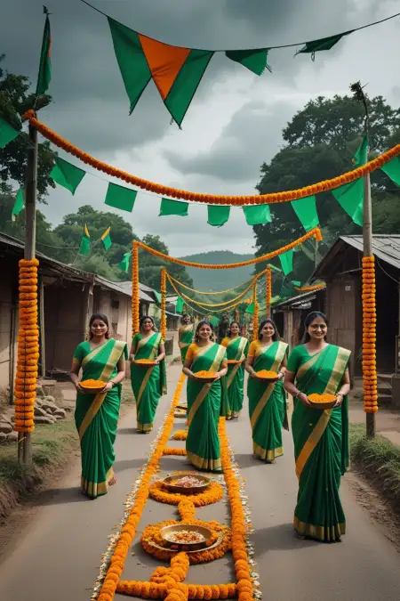 Happy Hariyali Teej Celebration With Monsoon - Free Happy Hariyali Teej Download