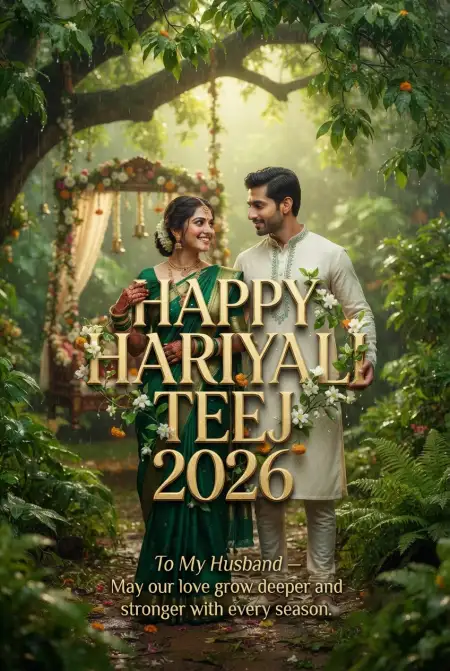 happy hariyali teej ki shubhkamnaye 2026 - Happy Hariyali Teej 2026