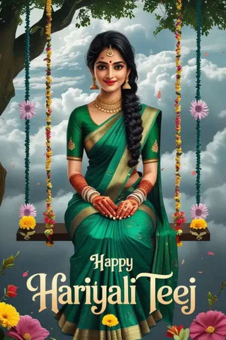 Happy Hariyali Teej PNG Image Download - Free Happy Hariyali Teej Download