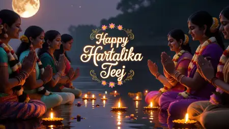 Happy Hartalika Teej 2025 Festival Card Download - Free Festival Download