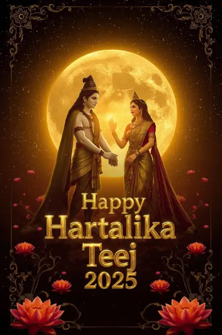 Happy Hartalika Teej 2025 Festival Celebration Photos - Free Festival Download
