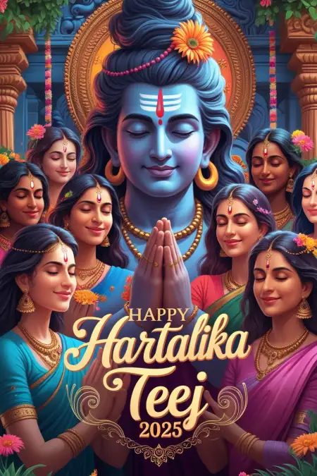 Happy Hartalika Teej 2025 God Photos Download - Free Happy Hartalika Teej 2025 Download