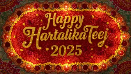 Happy Hartalika Teej 2025 HD Wallpapers Free - Free Wallpaper Download