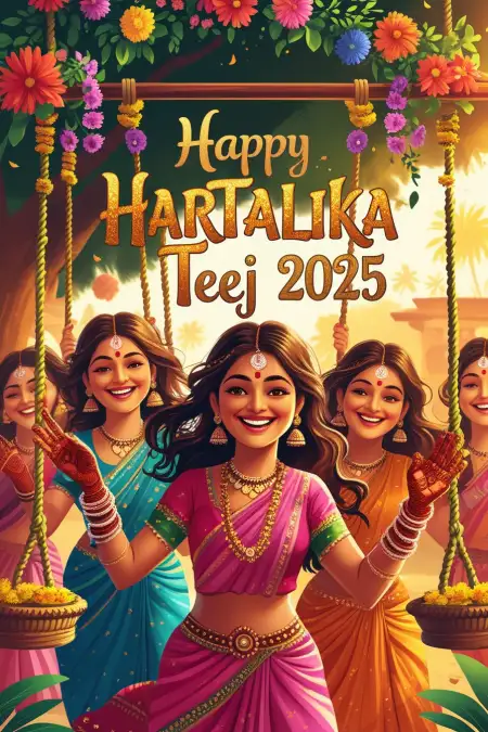 Happy Hartalika Teej 2025 Trending Pictures - Free Happy Hartalika Teej 2025 Download