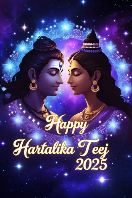 Happy Hartalika Teej 2025 Wishes With Quotes - Free Happy Hartalika Teej 2025 Download