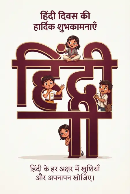 happy hindi diwas facebook post images 2026 - Happy Hindi Diwas Wishes 2026