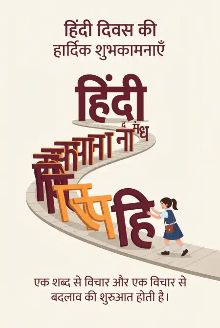 happy hindi diwas images with quotes 2026 - Happy Hindi Diwas Wishes 2026