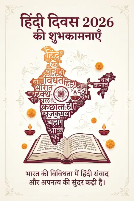 happy hindi diwas status images 2026 - Happy Hindi Diwas Wishes 2026