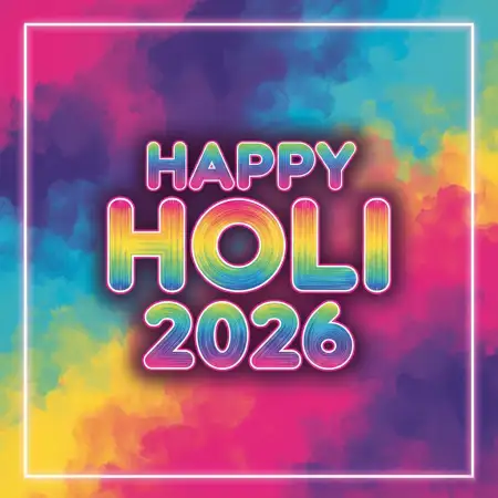 Free Happy Holi 2026 Banner Design Image Download