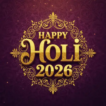 Free Happy Holi 2026 Business Greeting Message Image Download