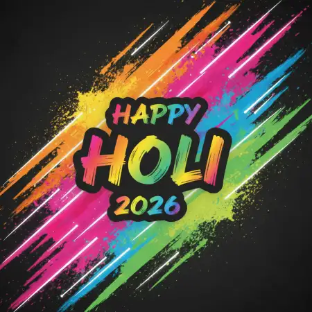 Free Happy Holi 2026 Funny Wishes Image Download