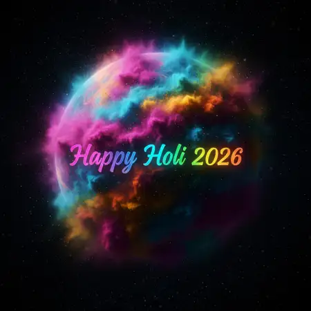 Happy Holi 2026 Greeting Card 8k Image 2 - Free Happy Holi Greeting Card 2026 Download