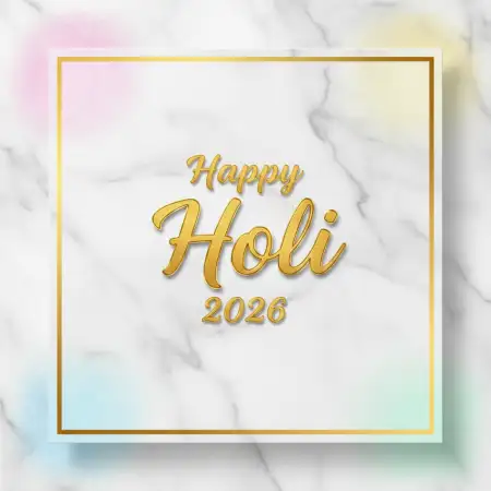 Happy Holi 2026 Greeting Card Customizable Template 2 - Free Happy Holi Greeting Card 2026 Download