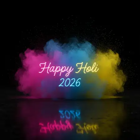 Happy Holi 2026 Greeting Card Design 2 - Free Happy Holi Greeting Card 2026 Download