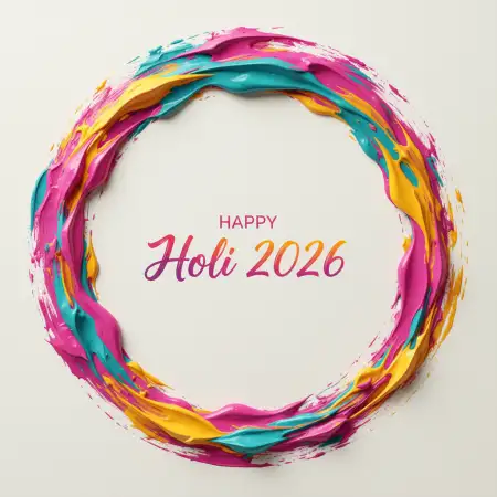 Happy Holi 2026 Greeting Card Handmade Idea 2 - Free Happy Holi Greeting Card 2026 Download