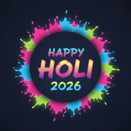 Free Happy Holi 2026 Latest Status Image Download
