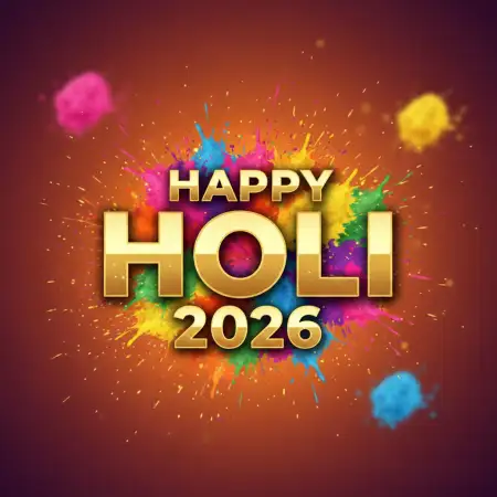Free Happy Holi 2026 Party Invitation Message Image Download