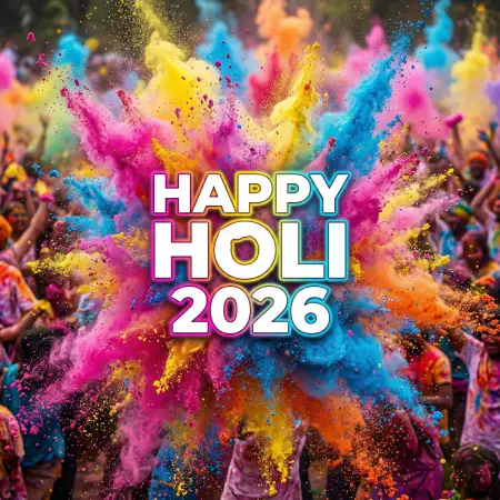 Free Happy Holi 2026 Photo For Instagram Background Image Download