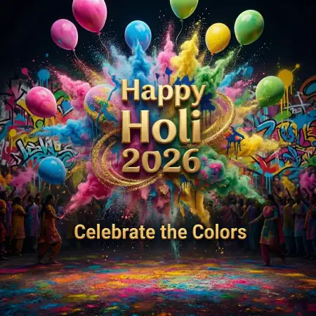 Free Happy Holi 2026 Photo For Printing Background Image Download