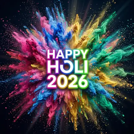 Free Happy Holi 2026 Photo Indian Style Background Image Download