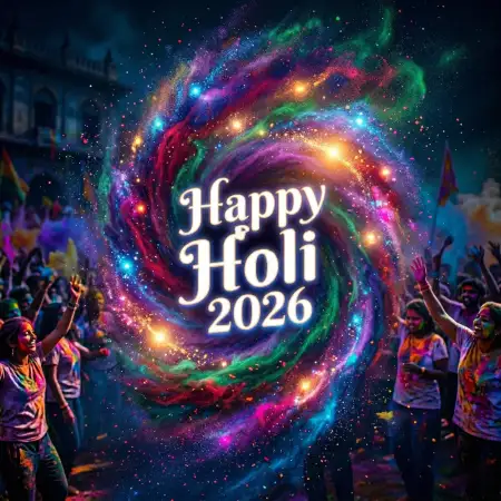 Free Happy Holi 2026 Photo Instagram Post Design Background Image Download