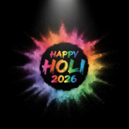 Free Happy Holi 2026 Png Transparent Background Image Download
