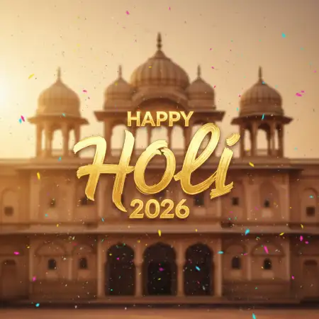 Free Happy Holi 2026 Poster Background Image Download