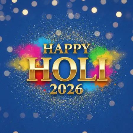 Free Happy Holi 2026 Safe Holi Message Image Download