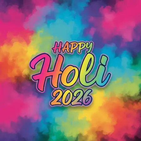 Free Happy Holi 2026 School Wishes Image Download