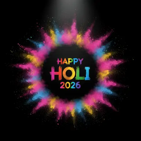 Free Happy Holi 2026 Special Wishes Image Download