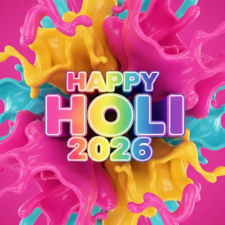 Free Happy Holi 2026 Whatsapp Dp Image Download