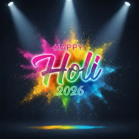 Happy Holi Celebration 2026 Indoor Party Theme 2 - Free Happy Holi Celebration 2026 Download