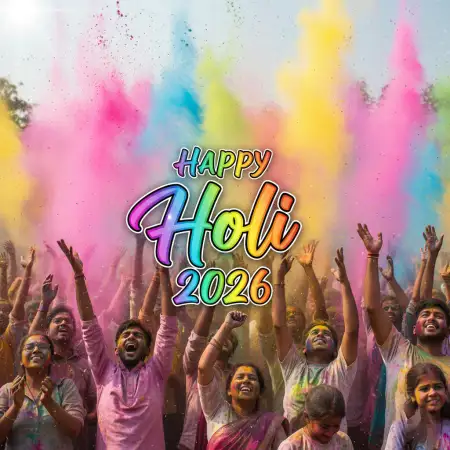 Happy Holi Celebration 2026 Society Event Poster - Free Happy Holi Celebration 2026 Download